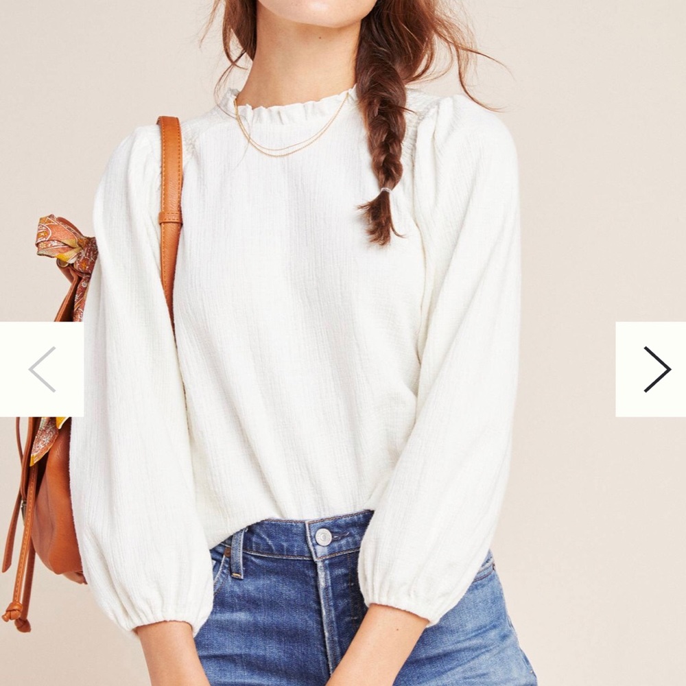 Anthropologie | Jasia Balloon-Sleeved Pullover